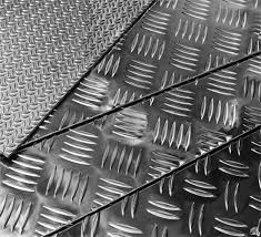 ورق آلومینیوم آجدار دو خط